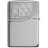 Зажигалка Zippo Armor 29674 — High Polish Chrome с опоясывающей гравировкой